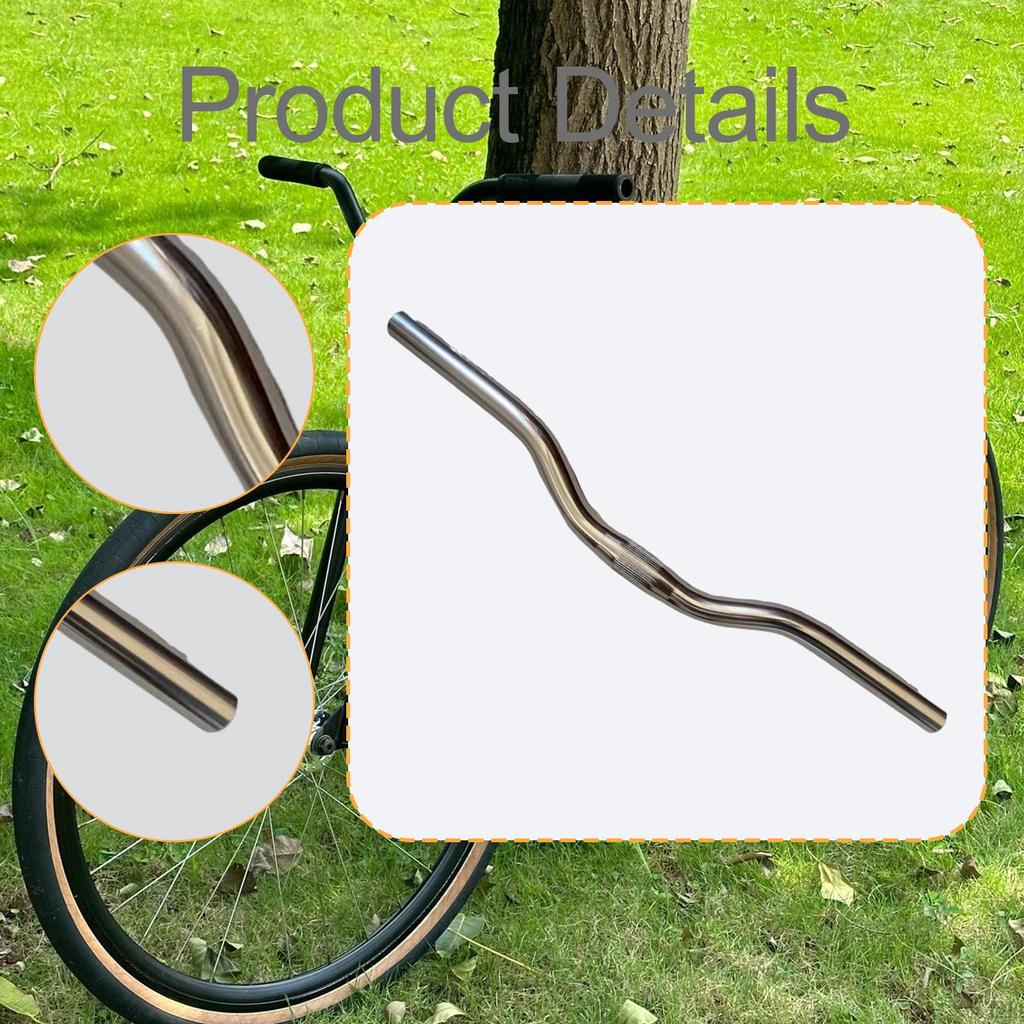 Bike Handlebar 22. 2mm Grip Dia High Performance Mountain Bicycles