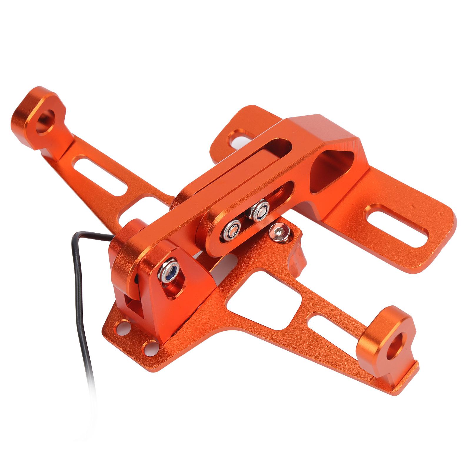 

Motorcycle Rear License Plate Mount with Lamp Orange Replacement for Kawasaki Ninja 1000 KX
