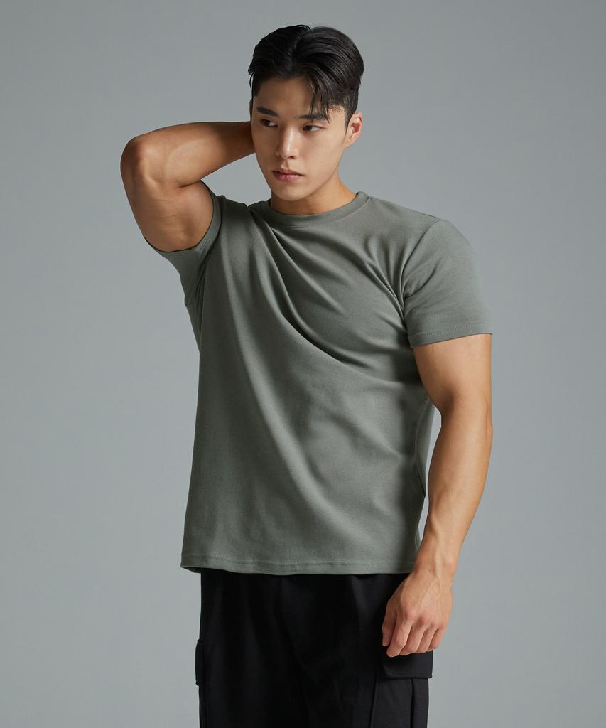 Beullaegmonseuteopis Cotton Poly Half Sleeve (Khaki) / Bm230106