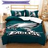 Σετ κλινοσκεπασμάτων με σχέδιο LOGO Philadelphia Eagles 3 τεμαχίων, σετ κάλυμμα παπλώματος περιλαμβάνει κάλυμμα παπλώματος & μαξιλαροθήκες, τέλειος διάκοσμος υπνοδωματίου για όλες τις εποχές & δώρο