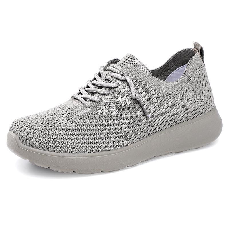 

Men s Casual Flyknit Breathable Loafers - Soft Sole, Versatile & Comfortable 41 хакі