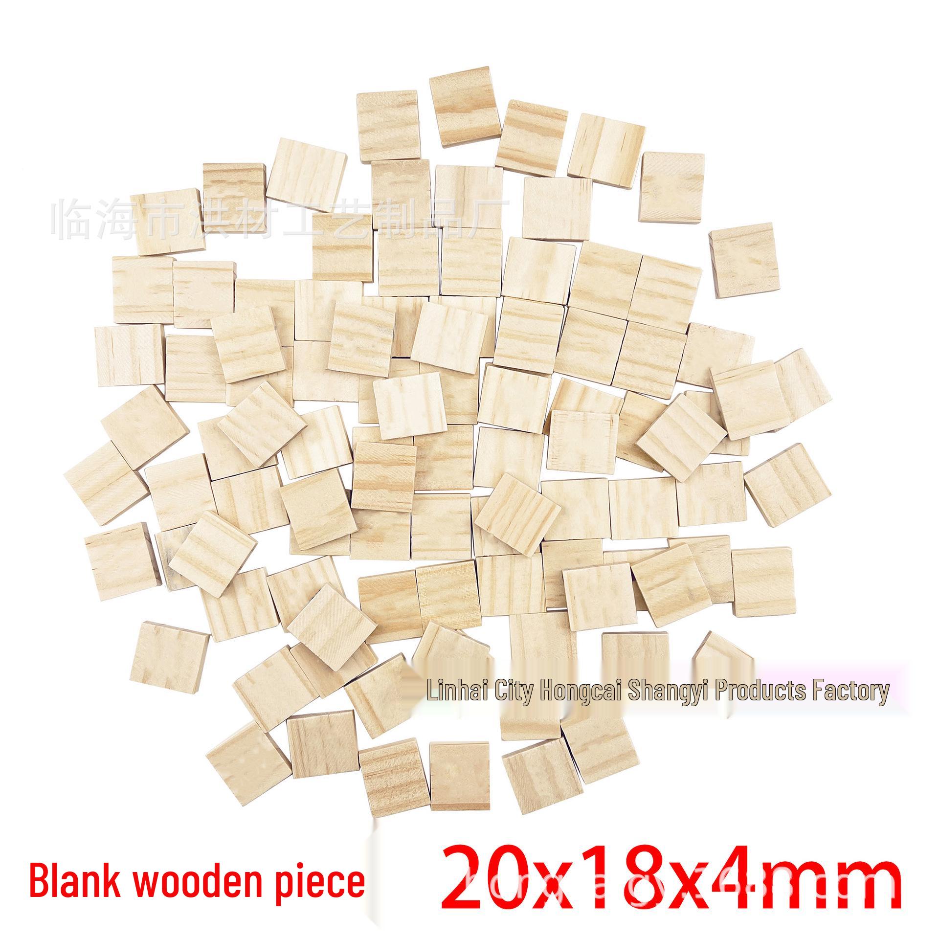 26-Letter Wooden Puzzle: Educational DIY Pine Blocks for Kids 52 pieces/package