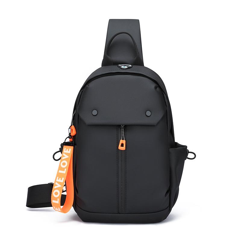 Men's Chest Bag Crossbody Bag New Large Capacity Casual Shoulder Backpack Fashionable Multi Functional Trendy Sports Chest