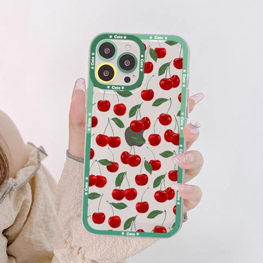 Fruit Lemon Cherry Phone Case For Redmi 7 8 9 A For Redmi Note 5 7 8 9 10 11 Pro Max 4G 5G Funfas