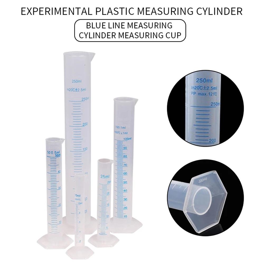 Transparent Plastic Measuring Cylinder Measuring Cylinder Graduated Tube Graduated Cylinder