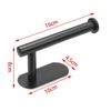 Seamless Adhesive Hook No Drilling Stainless Steel Toilet Paper Holder Toilet Roll Holder Bathroom Accessories Storage Rack