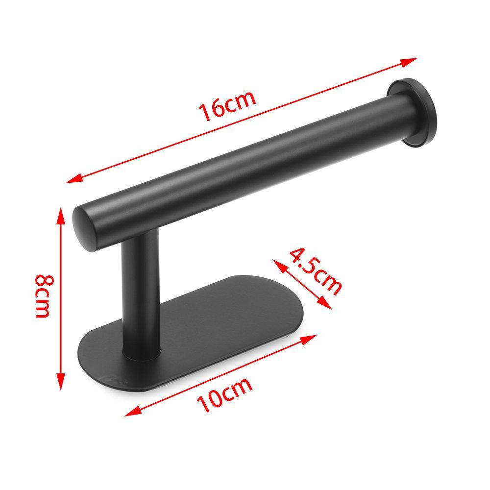 Seamless Adhesive Hook No Drilling Stainless Steel Toilet Paper Holder Toilet Roll Holder Bathroom Accessories Storage Rack