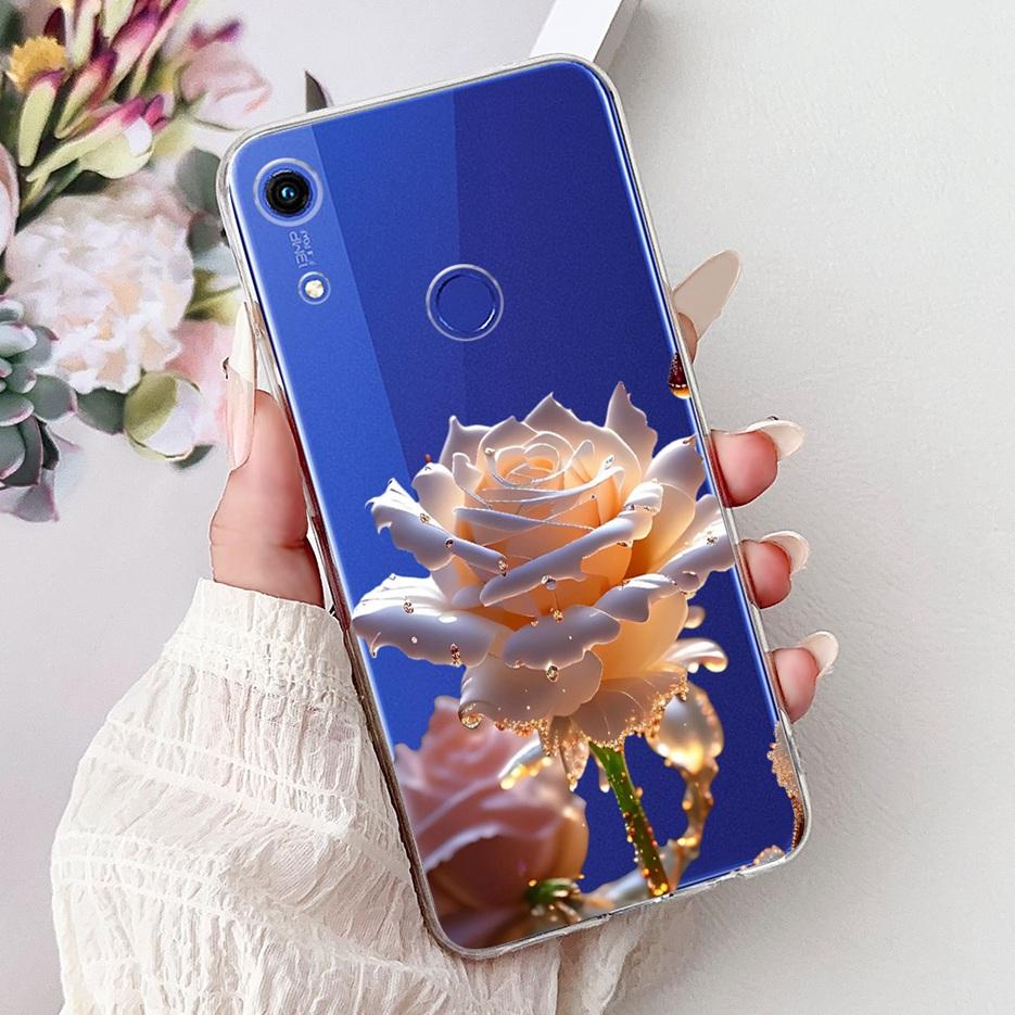 For Huawei Honor 8A Prime Case JAT-LX1 Cute Cat Butterfly Painted Cover Soft Silicone Case For Honor 8C 8X Honor8C Honor8X Shell