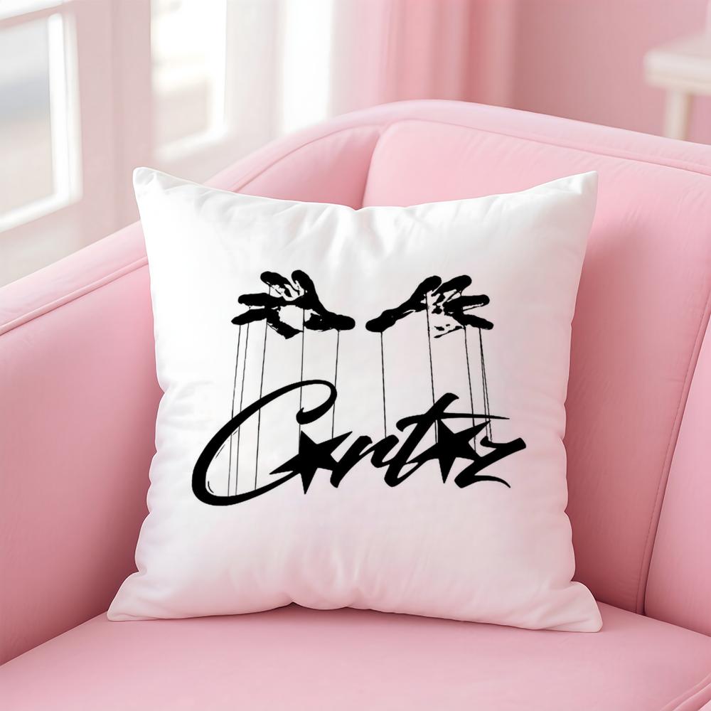 Fashion Brand C-Corteizs Cushion Cover Comfortable Reversible Pillow Cover Ideal For Car Sofa Bedroom & Beyond