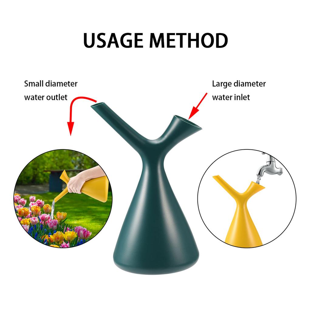 1,5 l kreative V-förmige Gießkannen Home Gardening Bewässerung Sprinkler Spray Dosen