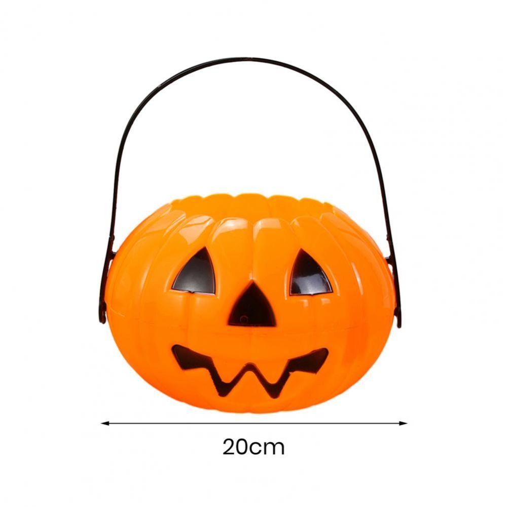 Mini Pumpkin Bucket Mini Pumpkin Handheld Bucket Halloween Pumpkin Candy Buckets  Halloween Party