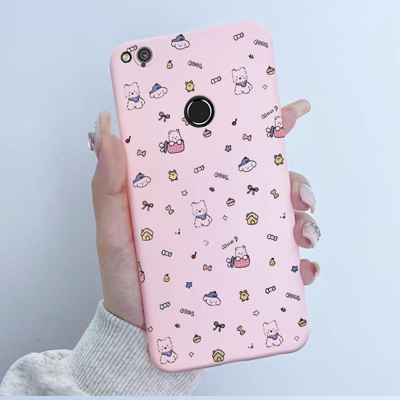 For Huawei P8 Lite 2017 GR3 2017 Case Honor 8 Lite Soft TPU Silicone Cover Cute Cartoon Panda Phone Case PRA-LX1 LX3 Coque Funda