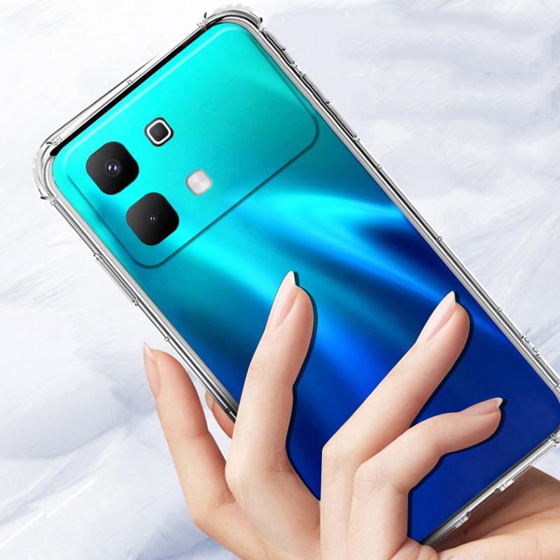 For infinix Note 60 / 60 Pro Case Air Protection Silicone Clear Transparent Shockproof Housing for infinix Note Edge Phone Casing