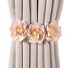 Contemporary Flower Curtain Tiebacks for Curtains Holders Secure & Stylish Curtain Ties 4Pieces