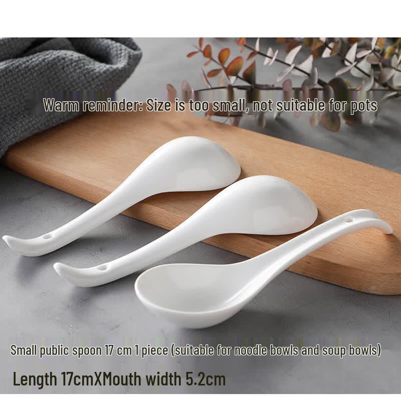 Qiwei Ceramic Extra Large Long Handle Soup Ladle