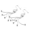 Temperament Tassel Earrings Women'S Korean Simple Round Earrings