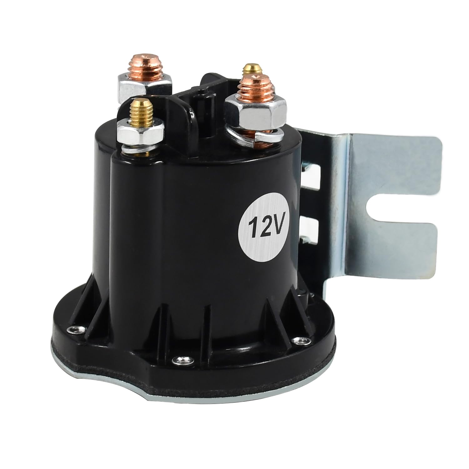 684-1261-212 Starter Solenoid Switch Relay 12 Volt 4 Terminal Current 150A Max 800A for Trombetta PowerSeal DC Contactor w/L-Bracket 684-1251-212