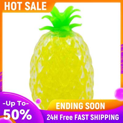 Pineapple Fidget Stress Ball Slow Rebound Cute Moldable Squeeze Sensory Toy Fruit Squeeze Fidget Toy Relaxing Gift for Friends