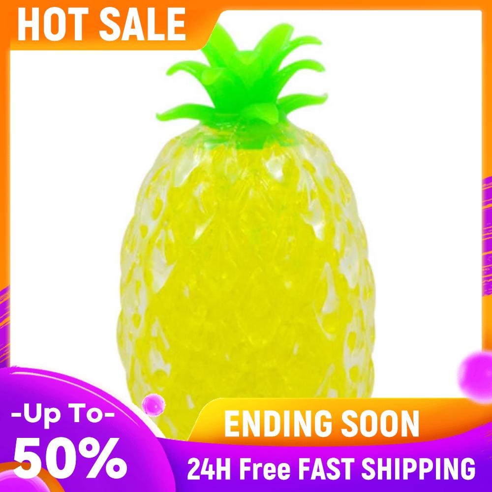 

Pineapple Fidget Stress Ball Slow Rebound Cute Moldable Squeeze Sensory Toy Fruit Squeeze Fidget Toy Relaxing Gift for Friends China Mainland