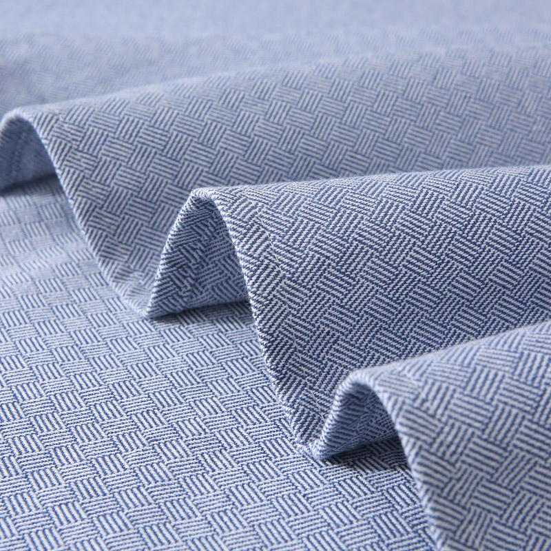 Doppelgröße reine Baumwolle Jacquard Bettlaken - Dick, Atmungsaktiv, Hautfreundlich für Herbst/Winter