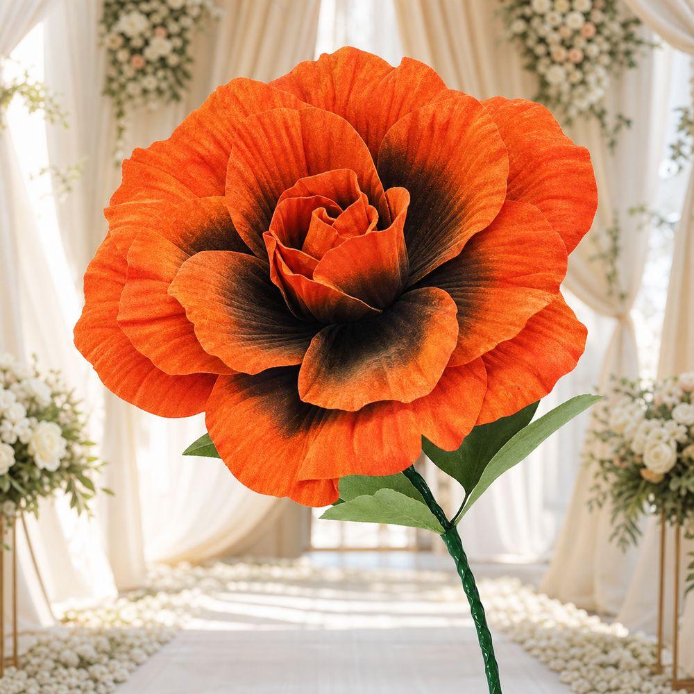 50cm Artificial Rose Flower Oversized Fabric Flower Floral Ornament Aisle Decoration