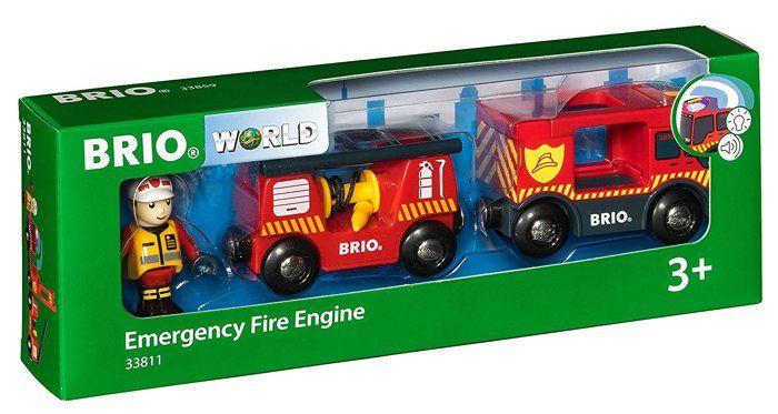 BRIO Sound and Light Fire Truck - Ravensburger - Fire Hose - Mixed - From 3 Years - 33811