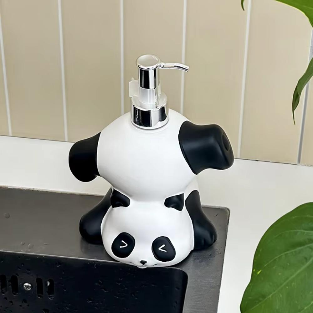 Cute Cartoon Hand Sanitizer Bottle Decorative Shampoo Soap Dispenser Panda Soap Dispenser  Bathroom