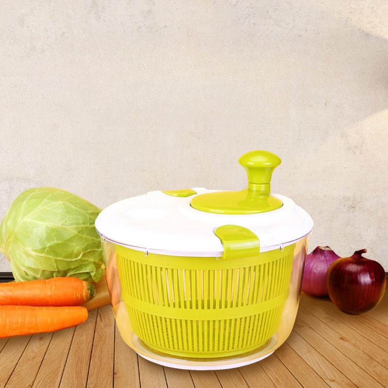 Home Vegetable Dehydrator, Multifunctional, Drain Basket, Vegetable Washing Basket, Kitchen Supplies, Fruit and Vegetable Salad Rotator