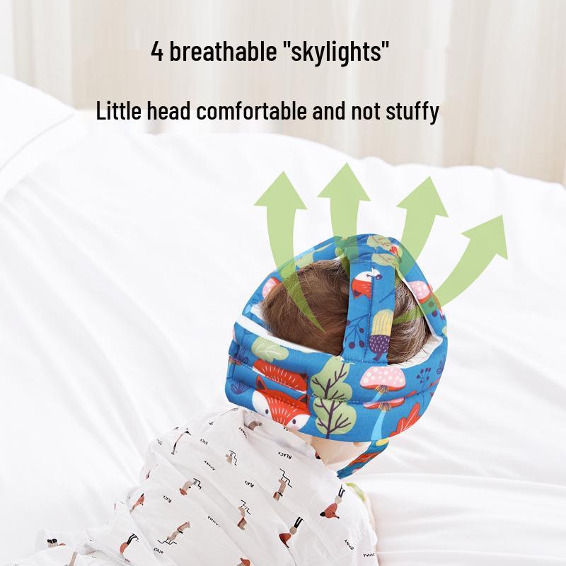 Adjustable Anti-Collision Hat for Kids Learning To Walk – Protective Baby Crib Safety Headgear