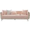 Simple Solid Color Sofa Cushion Four Seasons Cotton Fabric Non-Slip Cotton Cushion Universal Modern Sofa Cover Towel