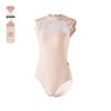 Kleiner gestickter Tanz-Leotard mit Jasmin