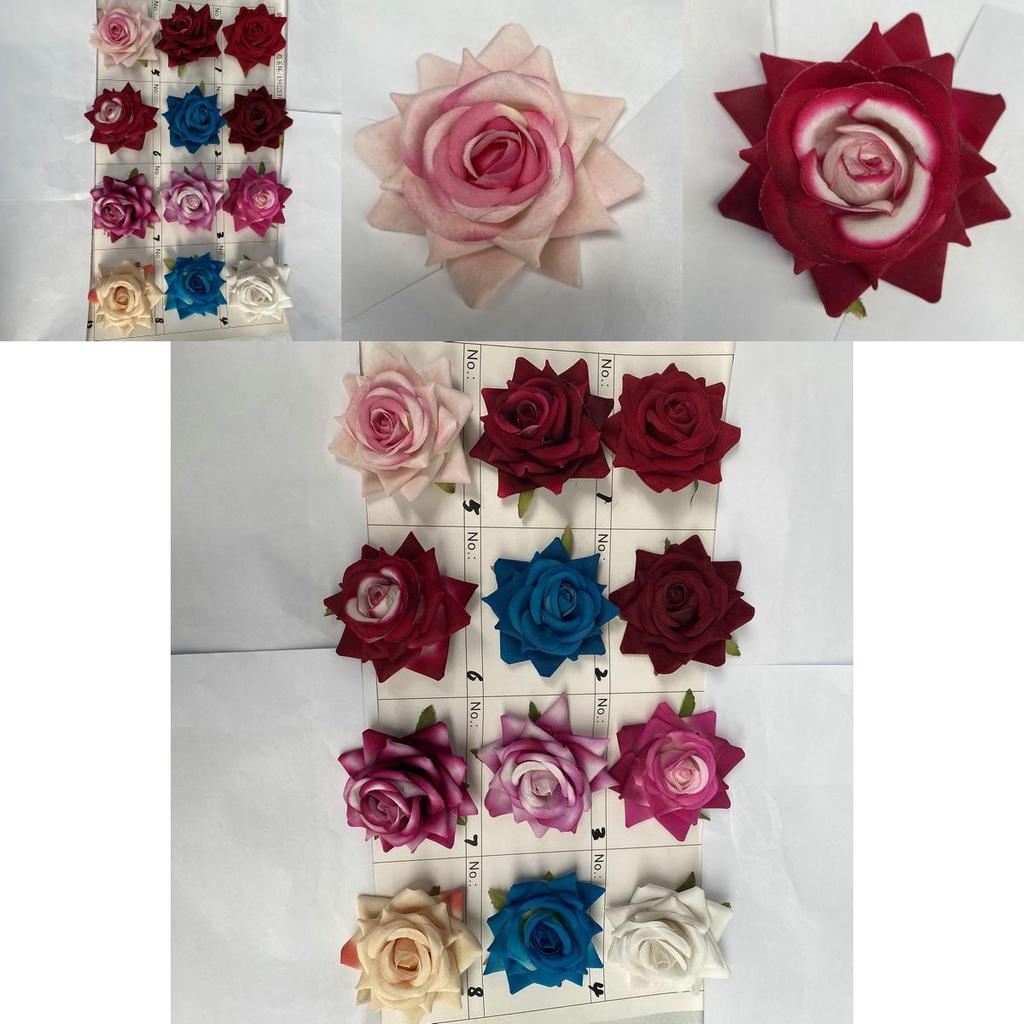 Faux Velvet Flower Arrangement For Home Decor Wedding Hall Styling Photography Accessory