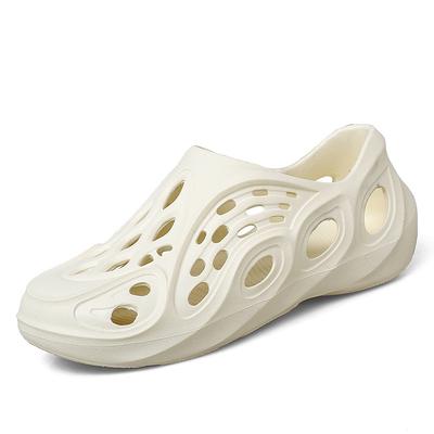 Couples, Coconut Hole Shoes, Men's-like Hollow Sandals, Summer Beach Shoes, One-footed Toe Flip-flops, Tide