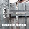 Heavy-Duty Fence Latch Lock - Secure Outdoor Gate & Guardrail Locking Mechanism, Ideal for Autumn & Winter Storage