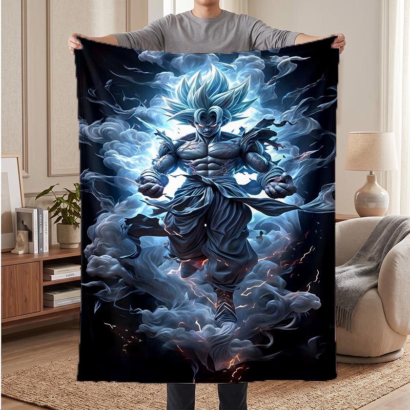 Dragon Ball Soft Warm Flannel Blankets Comfortable Blanket for Home Decoration Gifting