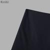 ZANZEA Women Summer Casual Splice Elegant Midi Skirts