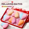 Bath Salt Ball 6-piece Set, Heart-shaped Bath Bomb Bath Salt Ball Boxed Skin Care Products