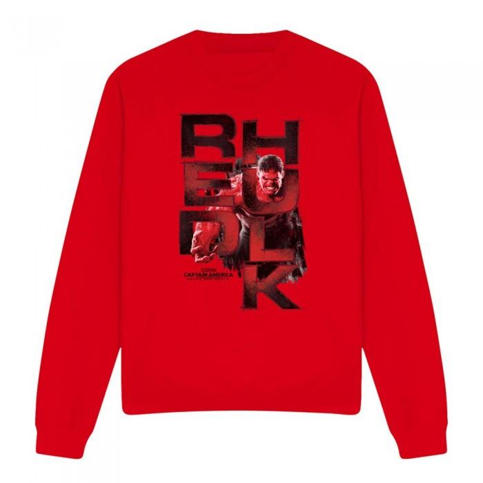 Captain America: Brave New World Unisex Adult Red Hulk Logo Sweatshirt