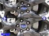 BRIGHTZ XV GT Ultra-Mirror Finish Stainless Steel Plated Center Wheel Cap Rings (4-Piece Set) [SID-ETC-SMA-019] GT3 GT7 GTE