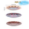 Bohemia Ceramic Large Plate Set Household Steak Plate Western Plate Creative Breakfast Plate Dish Plate Restaurant Flat Plate