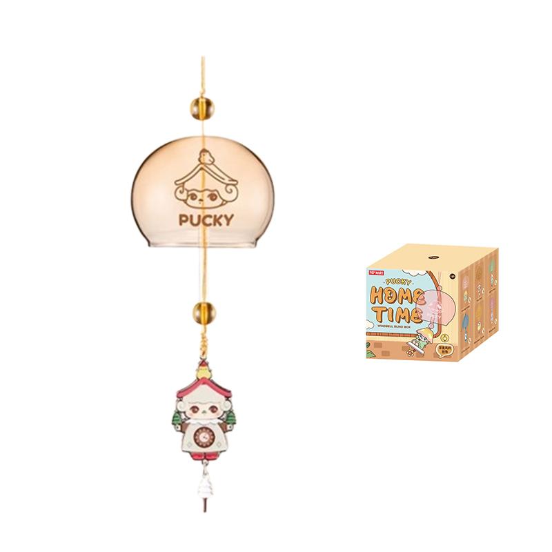 POP MART Pucky Elf Home Time Collection, Bellflower Charm Mystery Boxes Single Mystery Box/Full Box 6 Pcs