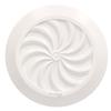 Grille d'aération - KOTARBAU - 100 mm - Moustiquaire anti-insectes - Bride arrière réglable - PVC blanc