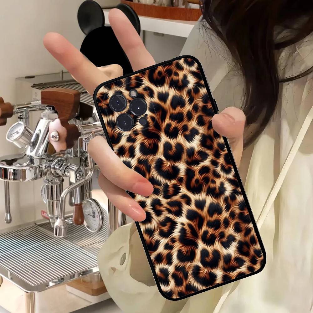 

Leopard Cheetah Print Phone Case For IPhone 17 15 16 14 11 12 13 Mini Pro Max Plus Cover iPhone 13pro max