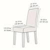 1/2/4/6Pcs Elastic Chair Cover Universal Size Jacquard Chair Covers Big Elastic House Seat Seatch Room Chairs Case For Home