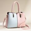 Women's PU leather top handle bags  large capacity shoulder bag  crossbody  fashion