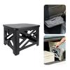 Tragbare Campingtoilette Faltbare Reisetoilette mit Deckel 100 kg Tragfähigkeit für Outdoor-Wandern Bootfahren