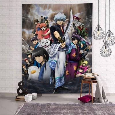 Klasyczna Duża Gobelin Ścienny z Nadrukiem Anime Tani Gobelin Hipisowski Dekoracja Ścian Bohemian Tapestry Wystrój Domu Gobelin do Salonu