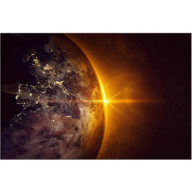 Science fiction galaxy universe of the planet art canvas painting cosmic exoplanet modern landscape wall