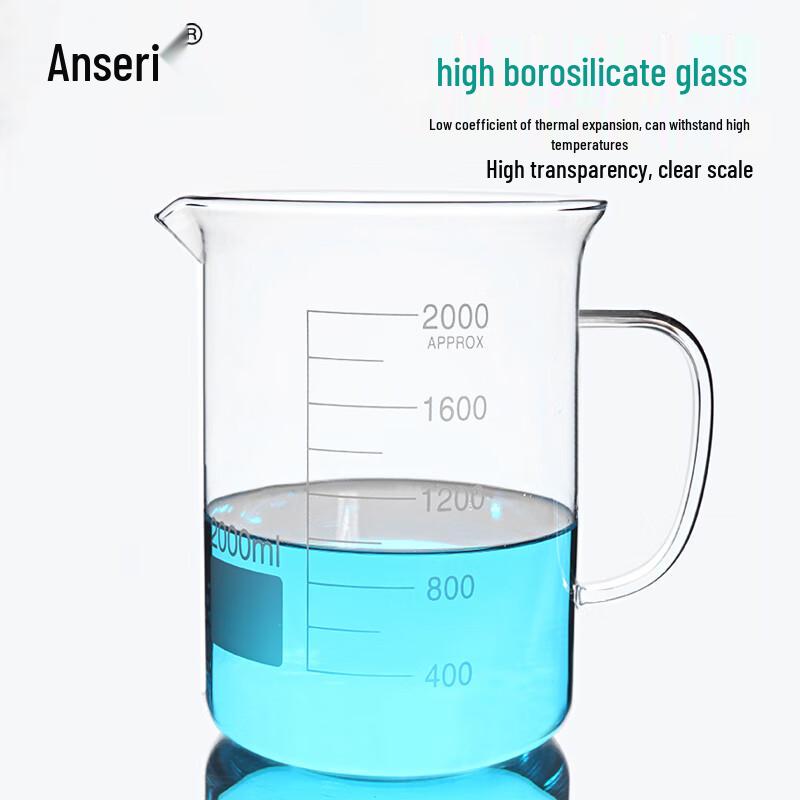 Ancelay High Borosilicate Glass Graduated Beaker