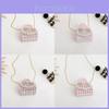 Adorable Mini Princess Handbag With Charming Pearl Chain For Kids Stylish Accessories